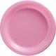 Pink Plastic Dinner Plates 20ct